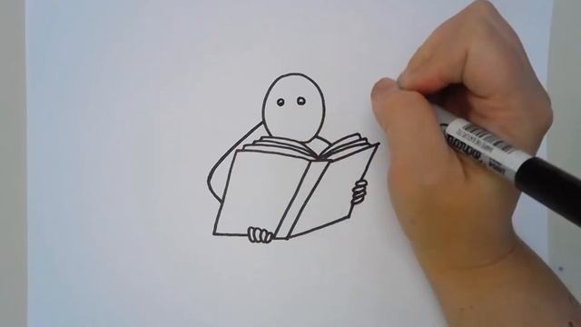 How To: Draw a Child Laying, Reading a Book смотреть онлайн