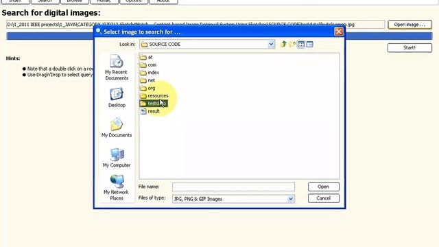 Content Based Image Retrieval System Using Sketches - Java Project смотреть онлайн