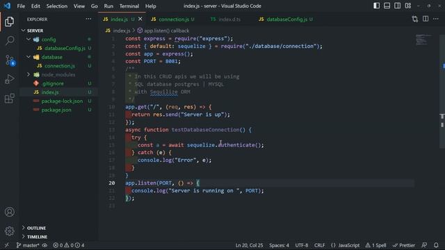 Build Node JS CRUD Api part 1 #nodejs #sql #postgres #authentication смотреть онлайн