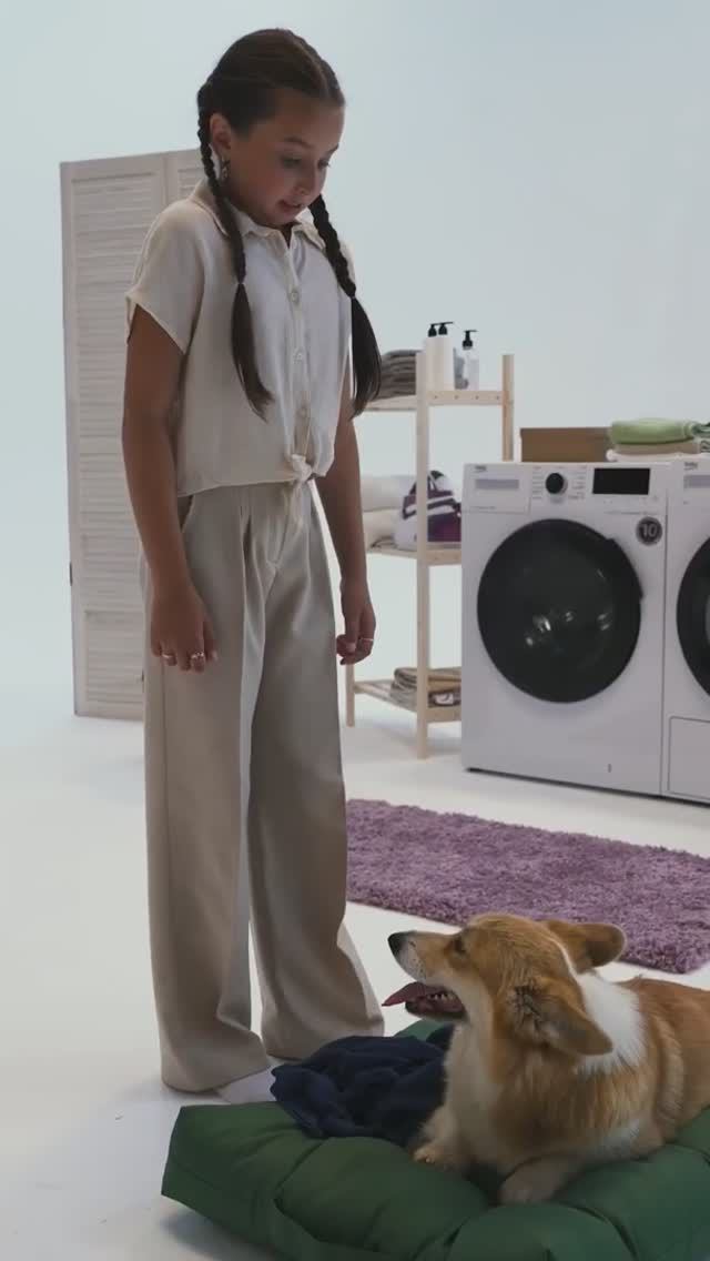 Cтиральная машина #Beko WSPE7H616W и сушильная машина DF7439SXUV - выбор для большой семьи смотреть онлайн