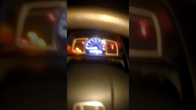 Запуск Honda Civic 4d в мороз