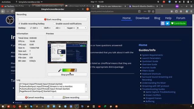 My Best 3 Screen Recorder for Ubuntu 20.04 LTS | vetechno смотреть онлайн