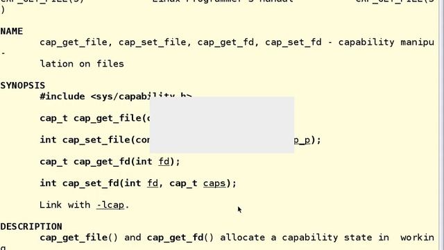 Linux::Capabilities смотреть онлайн