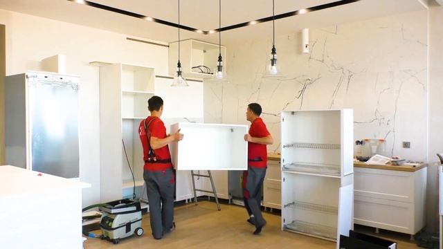 Монтаж кухни смотреть онлайн