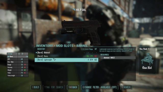 My New Favorite Handgun The HK P30L! || Fallout 4 mods смотреть онлайн