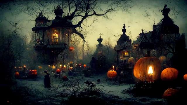 A Dark Mystical Halloween Atmosphere