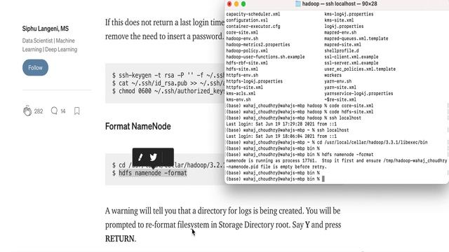 Install Hadoop on Mac смотреть онлайн