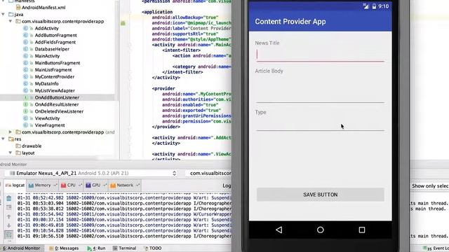 Content Provider Java II Jan 2016 смотреть онлайн