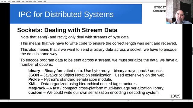 ETEC3702 - Class 15 - IPC for Distributed Computing смотреть онлайн