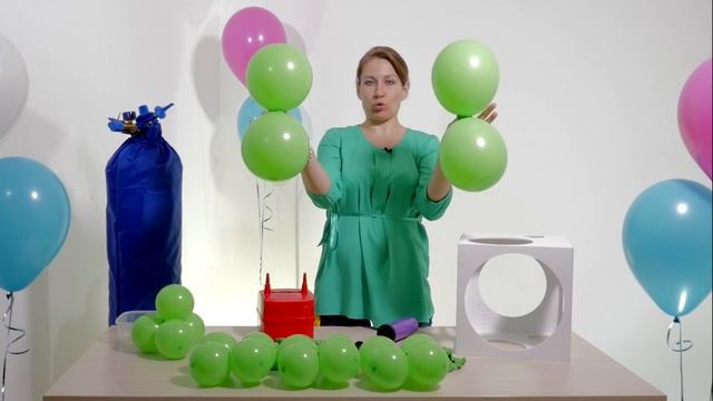 7ой видео урок по аэродизайну, как создать гирлянду из воздушных шаров смотреть онлайн