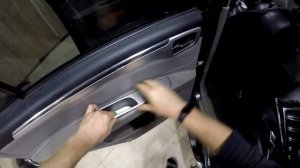 Как снять пластик с дверных карт Mitsubishi Pajero Sport 2008-2016 год