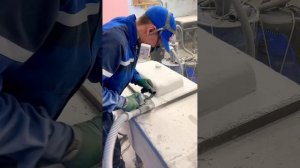 Раковина из бетона. Обучение