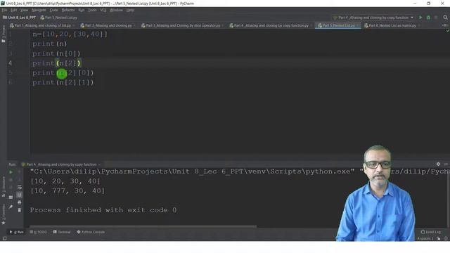 Lec-34_Alias,Clon.,Nested,Matrix & List Comprerhension | Python Programming | First Year Engineerin смотреть онлайн