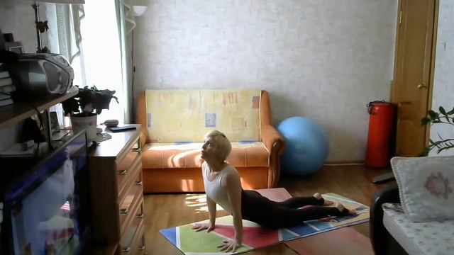 Йога в потоке с Татьяной Сагировой (комплекс №3) смотреть онлайн