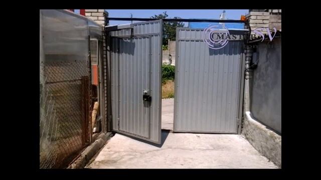 Работа автоматики Дорхан для РАСПАШНЫХ ВОРОТ из профлиста / SWING 3000 смотреть онлайн