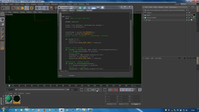 Tutorial: Create the Matrix Rain effect using Cinema 4d and Python смотреть онлайн
