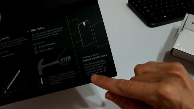 Protect Your Crypto From Fire, Water & Hacking Threats! SecuX XSEED PLUS Stainless Steel Seed