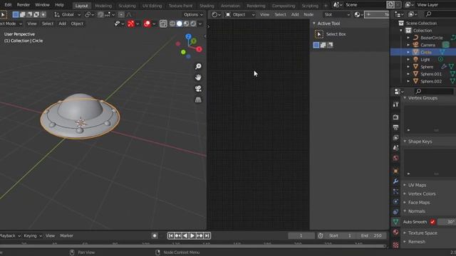 How to model Aliens SpaceShip In Blender ? - Blender Beginners Tutorial [ Array & Curve Modifier ] смотреть онлайн