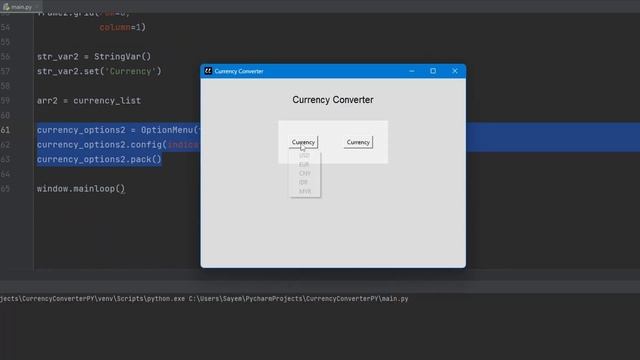 Make Currency Converter App (Project) - Tkinter // Python смотреть онлайн