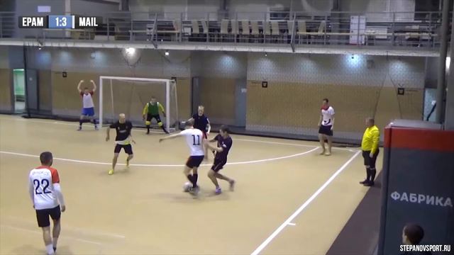 Чемпионат. Дивизион "Фрунзенский". ЕРАМ - Mail.Ru Group 1:5 (видеообзор) смотреть онлайн