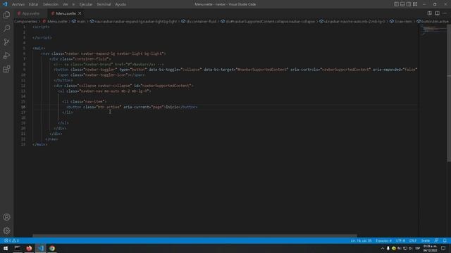 06 - Svelte + Vite + Bootstrap / Navbar смотреть онлайн