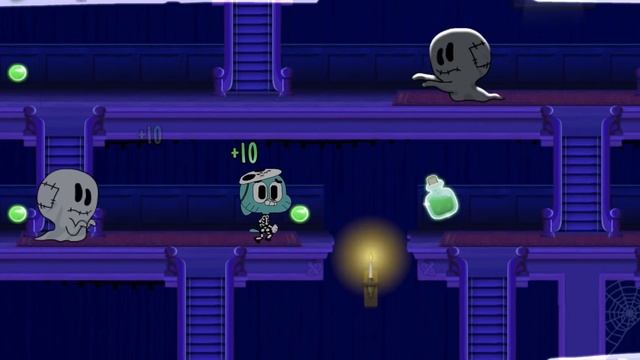 The Amazing World of Gumball: HAUNTED HOUSE PRANK (Cartoon Network Games) смотреть онлайн