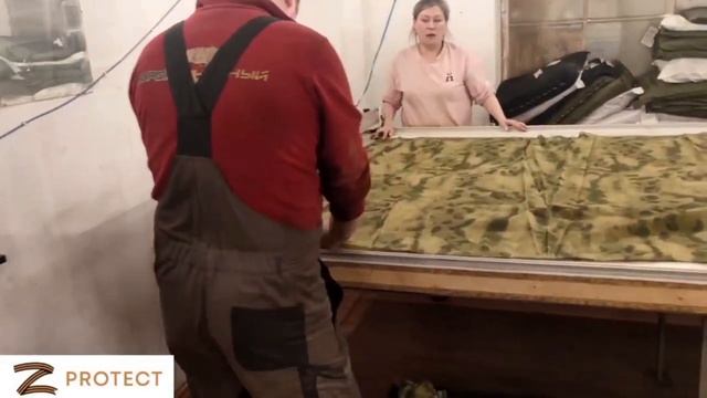 Производство маскировочных сетей Zprotect смотреть онлайн