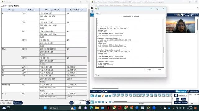 17.8.3 Packet Tracer   Troubleshooting Challenge