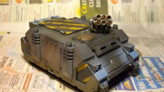 Iron warriors vehicles - Land raider and rhino смотреть онлайн