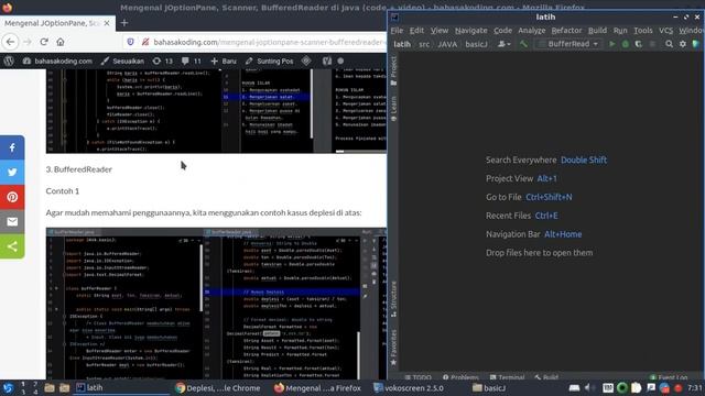 Mengenal JOptionPane, Scanner, BufferedReader di Java with code смотреть онлайн
