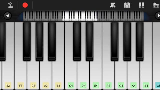 Mozart Turkish march mobil piano || #piano#tutorial#music смотреть онлайн