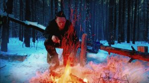 ЗАНОЧЕВАЛ В ЗЕМЛЯНКЕ. ВЛИП в походе.