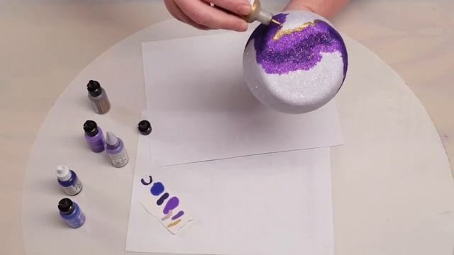 (189) Amethyst Geode Vase | Glitter & Alcohol Ink Vase смотреть онлайн