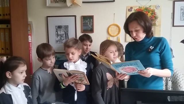 "Библиотечный урок", посвященный 135-летию К.И.Чуковского #3 смотреть онлайн