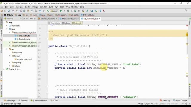 Android SQLite detailed tutorial (Part 1/2) смотреть онлайн