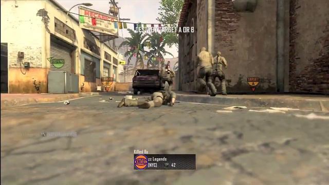 Black Ops 2 Spawn Combat Axe Kill on Slums by zz Legends - Victim = Nodnall996 смотреть онлайн