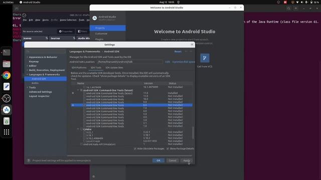 flutter doctor --android-licenses not working due to java.lang.UnsupportedClassVersionError #Ubunt смотреть онлайн
