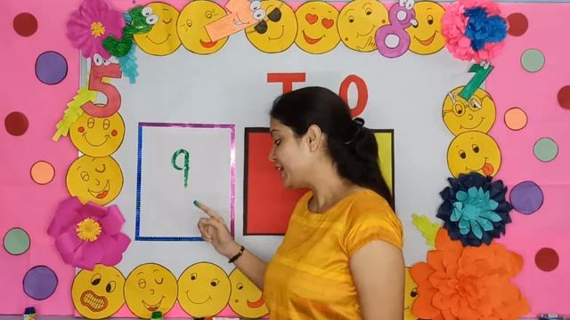 Let Us Learn How to Write Numbers - Number '9' !!! смотреть онлайн