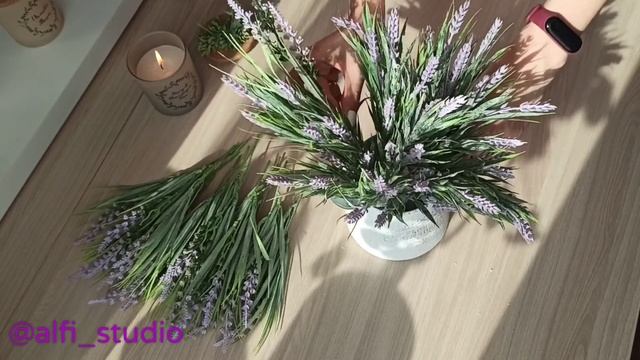 №108 ? ЛАВАНДА В ЖЕСТЯНОМ КУВШИНЕ ? ПРОВАНС ? ЛАКОНИЧНАЯ КОМПОЗИЦИЯ ? ДЕКОР ДЛЯ ДОМА ? DIY? смотреть онлайн