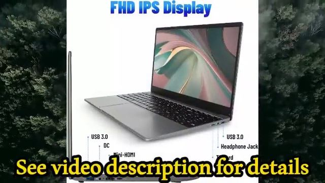 Chicbuy 15.6'' Laptop Computer, 8GB RAM Laptop, 256GB SSD, 1366 * 768 IPS Display смотреть онлайн