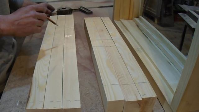 Простой оконный блок- 2 ,РАЗМЕТКА РАМ смотреть онлайн