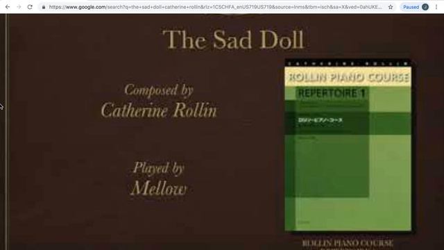 The Sad Doll bye: Catherine Rollin Repertoire 1 Piano смотреть онлайн