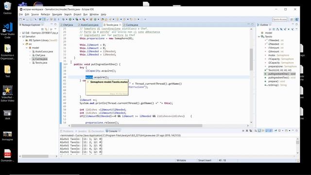 come implementare i Semafori in Java смотреть онлайн