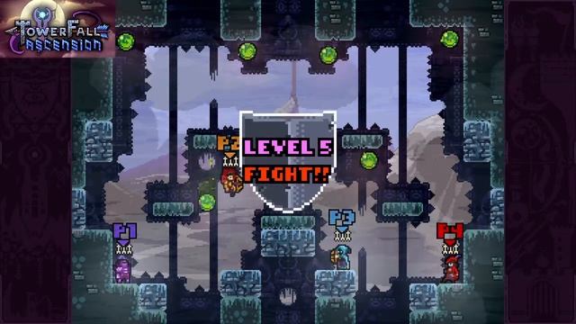 TowerFall Ascension: Darkworld - 4 Player Co-op - Part 1 смотреть онлайн