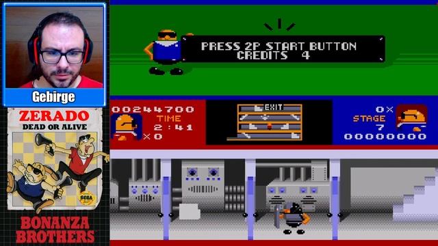 Bonanza Brothers - ZERADO - A Polícia E Ladrão Do Mega Drive - Bonanza Bros.