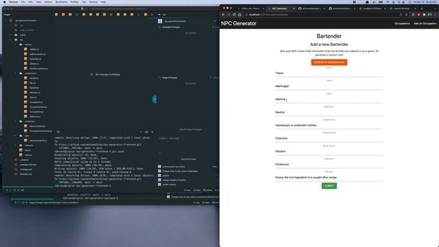 Module 5 (JS React App) - NPC Generator Walkthrough смотреть онлайн