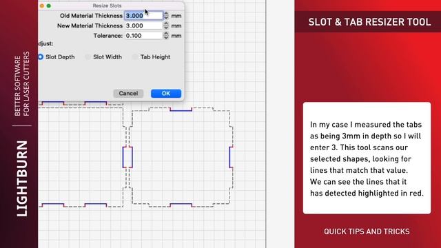 Simple Design Adjustments With The Slot & Tab Resizer Tool смотреть онлайн
