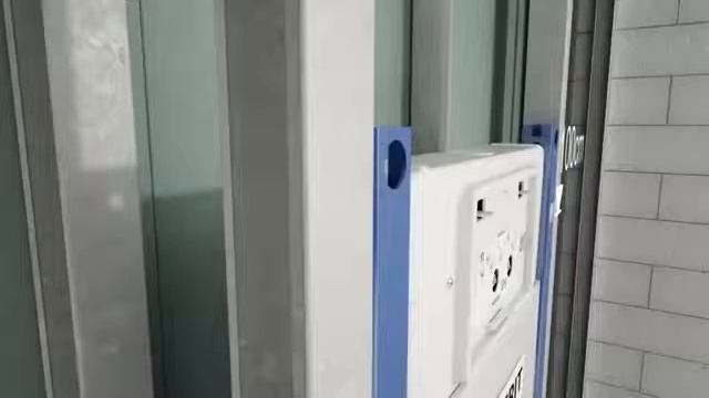 Инструкция по монтажу инсталляции GEBERIT Duofix Delta 458.124.21.1 в смежную стену. смотреть онлайн