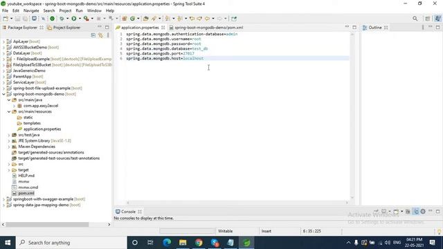 Spring Boot MongoDB Configuration смотреть онлайн