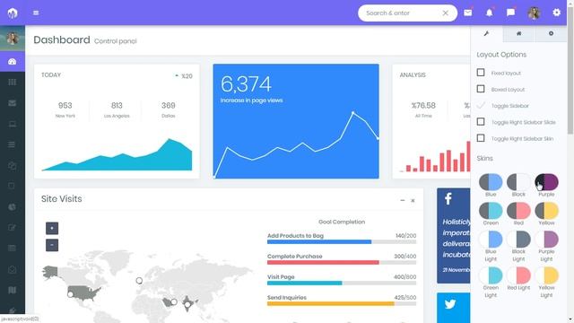 Minimal Pro Minisidebar - Bootstrap Admin Dashboard Template смотреть онлайн